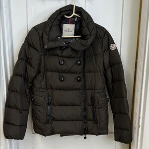 Moncler Dark Olive Puffer Jacket